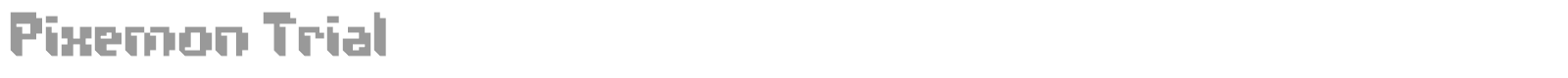 Pixemon font preview